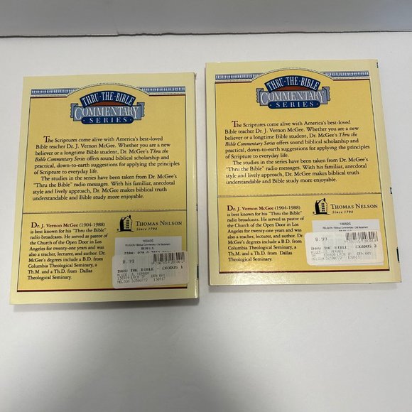 J. Vernon McGee's Thru The Bible Commentary Series. Exodus Chapters 1-40 Total - Picture 2 of 2